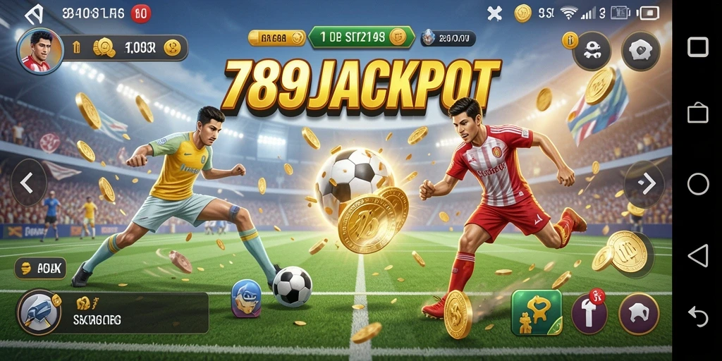 Tampilan permainan 789JACKPOT dengan aksi olahraga yang mendebarkan.