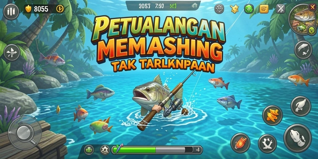 Tangkapan besar dalam petualangan memancing di 8055.
