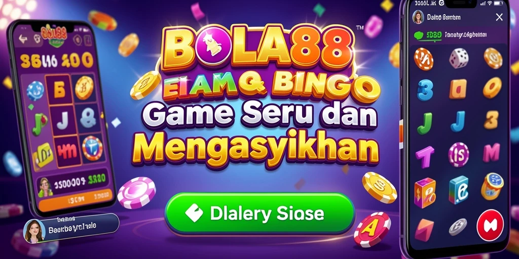 Tampilan permainan Bingo BOLA88 yang menarik dan interaktif.