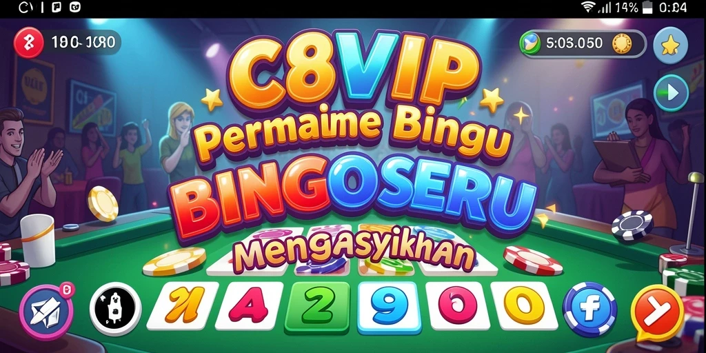 Tampilan gameplay C8VIP yang seru dan mengasyikkan.