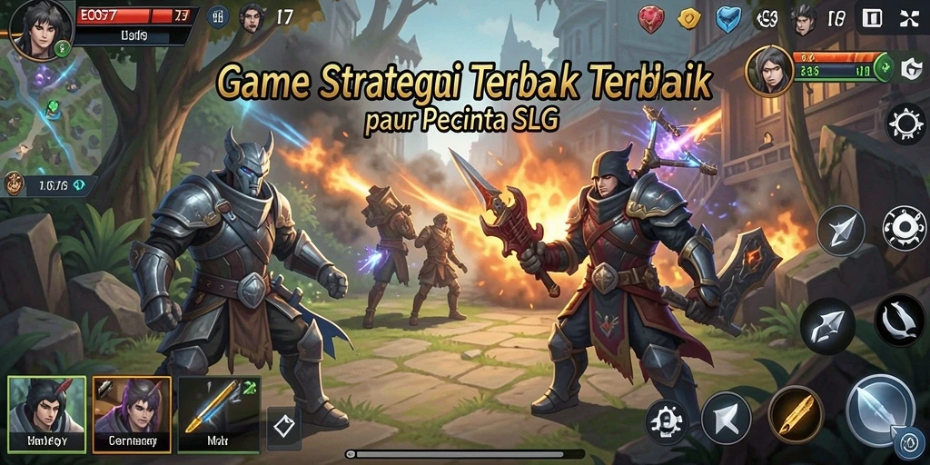 Tangkapan layar gameplay seru di EOS77 yang menunjukkan strategi pertarungan.