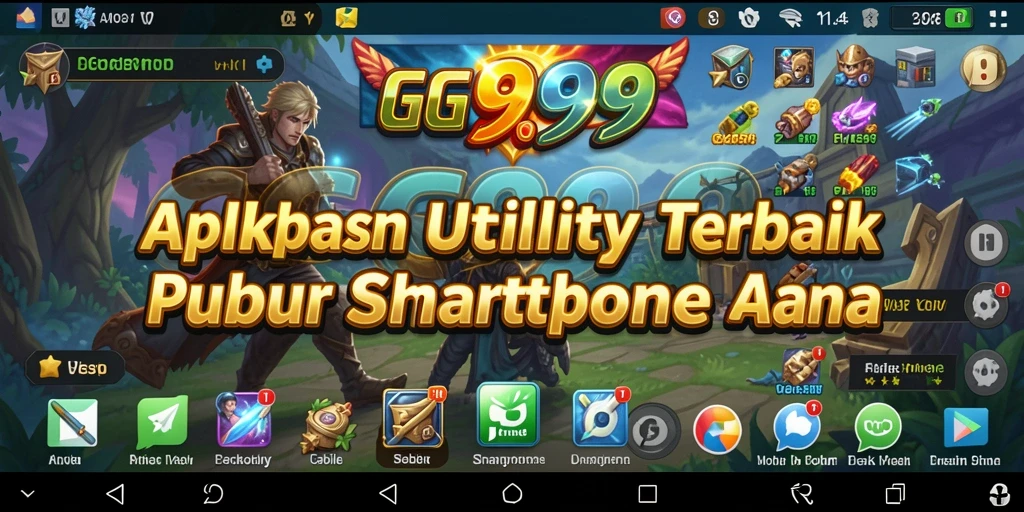 Tampilan antarmuka GG999 yang sederhana dan mudah digunakan.
