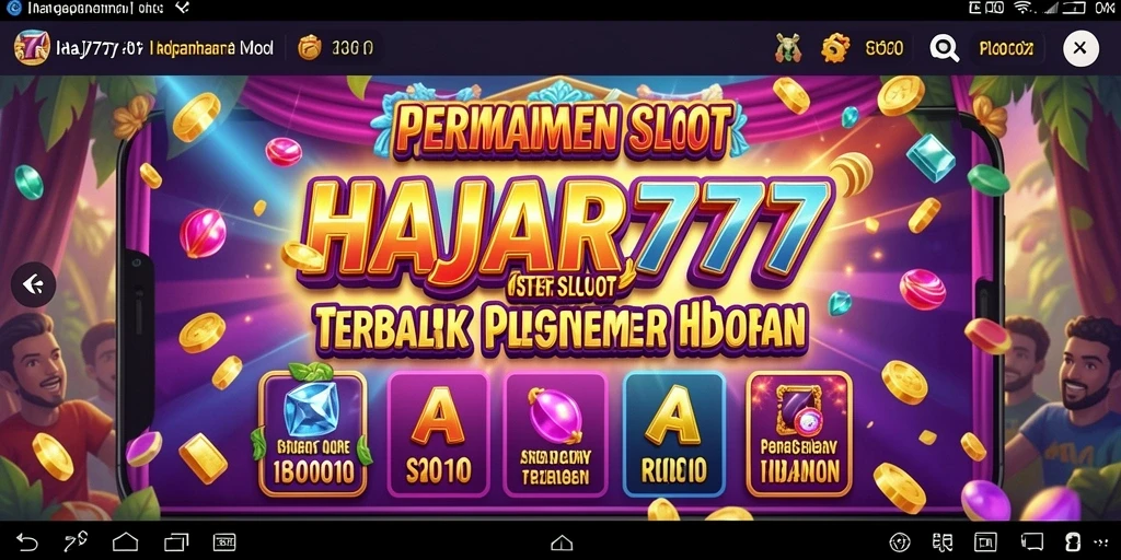 Tampilan gameplay HAJAR777 yang menarik dan menghibur di layar.