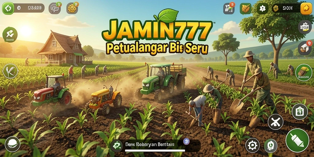 Gameplay seru dan interaktif dalam dunia pertanian.