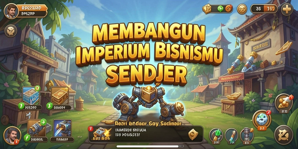 Tampilan gameplay RP62RP menunjukkan dinamika pengelolaan bisnis yang menarik.