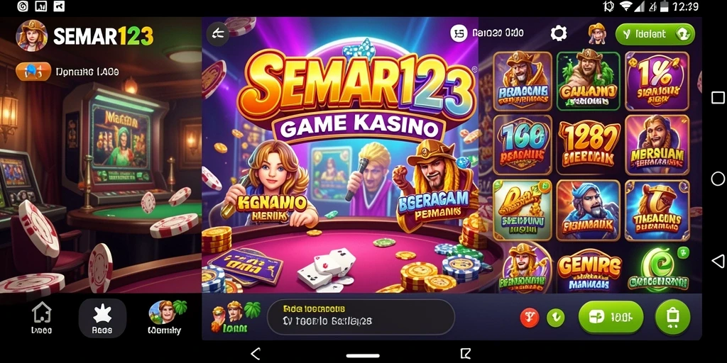 Tampilan gameplay SEMAR123 dengan variasi permainan Kasino yang menarik.