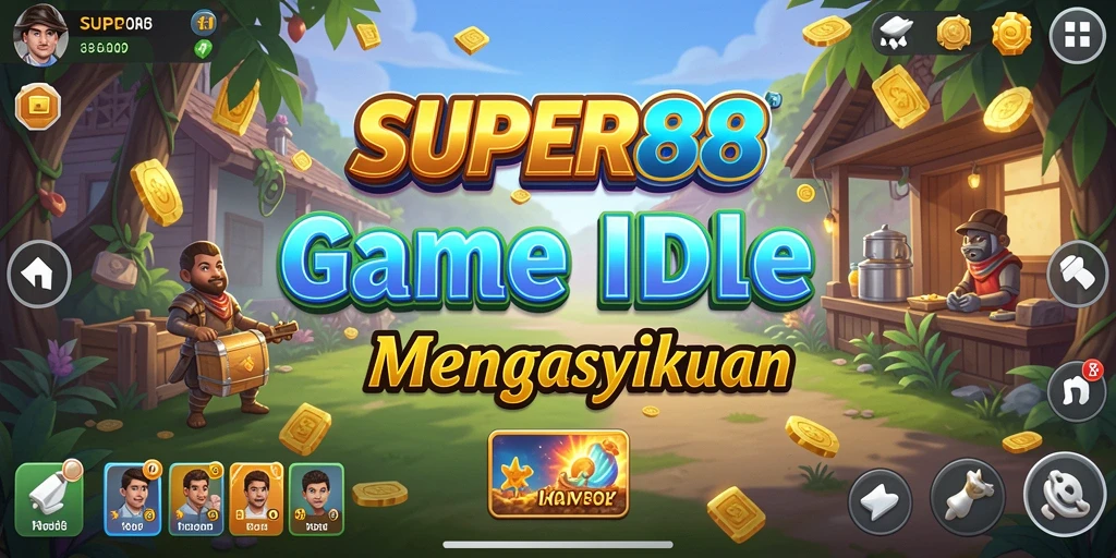 Tampilan gameplay SUPER88 yang menarik dan penuh warna.