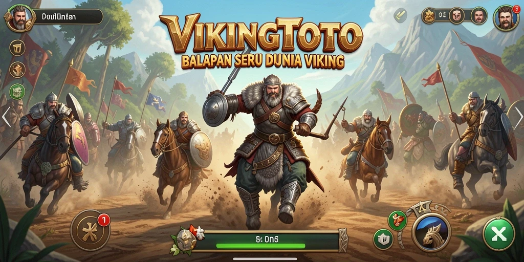 Gameplay Racing yang menegangkan dan mendebarkan di VIKINGTOTO.