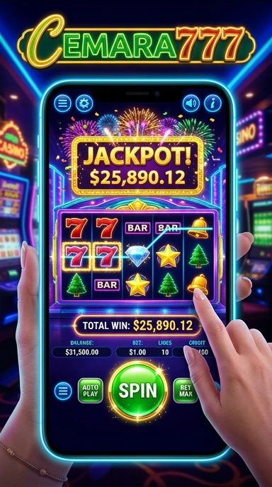 Tampilan utama aplikasi cemara777 dengan daftar aplikasi terbaru.